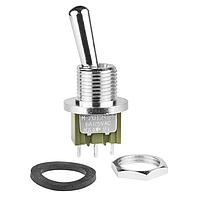 NKK Switches M2012B2B3W01 Toggle Switches ON-ON .689 LRG BAT SPLPRF BSHG SLDR LUG