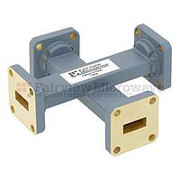 Fairview  FMWCP1040 30 dB WR-42 Waveguide Crossguide Coupler With UG-595/U Square Cover Flange from 18 GHz to 26.5 GHz