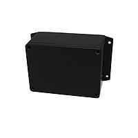 Bud Industries AN-2855-AB Electrical Enclosures Aluminum Enclosure with Mounting Flanges Black (5.8 X 4.3 X 3 In)
