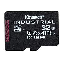 Kingston SDCIT2/32GBCP MicroSD Cards 32GB microSDHC Industrial C10 A1 pSLC Card SD Adapter Not Included
