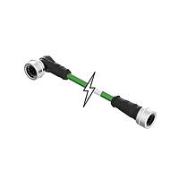 Molex 1201088234 Sensor Cables / Actuator Cables MIC 4P M/MP ULOCK ST/90 2M PUR