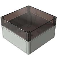 Rose 601818220 Enclosures, Boxes, & Cases ENCLOSURE, ECO COMP, CLEAR LID, 180 X 182 X 111MM, THERMOPLASTIC
