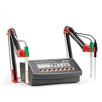 HANNA HI2550-02 pH/ORP/ISE/EC/TDS/NaCl Benchtop Meter (-2.0〜16.0 pH; -2.00〜16.00 pH; -2.000〜16.000 pH)