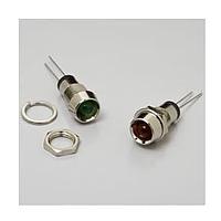 BIVAR MPR5BC Indicators Panel Mount LED Assembly, 5 mm HE Red/Green LED w\ White Diffused Lens,  No Wire