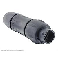 Eaton Souriau-Sunbank UTSX1JC1419P Receptacles In line receptacle, with cable gland backshell, for 19 male contacts, IP68/69K