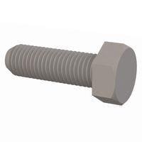 Essentra Components 0331224100 Cap Screw Unslotted Hex Bolt, 5/16-24 Thread, 1 Lg