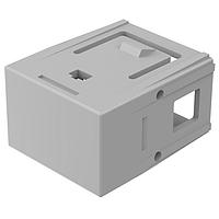 EAO 02-901.8 Switch Hardware Lens, 17.5 mm x 25.4 mm, non illuminative, Grey, flush, Plastic