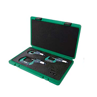 INSIZE 3102-753A Digital Outside Micrometer Set (0-75mm/0-3"; Basic type; With data output)
