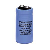 Cornell Dubilier (CDE) 101R312U040AA2B Aluminum Electrolytic Capacitors 3100uF 40V -10% + 75% tol