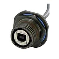 Amphenol Socapex USBBFTV7S2N03OPEN USB Cables / IEEE 1394 Cables Sealed Jam USS-B Rec .3m Cordset/Pigtail