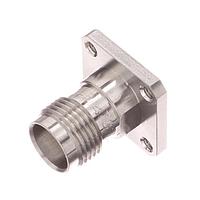Radiall R143273700 Connectors TNC 18 / STRAIGHT SQUARE FLANGE JACK SOLDER TYPE - CABLE .141