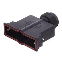 Molex / FCT 172704-0200 Waterproof Backshell FCT HOOD S5 0 DEG PLSTC W/SCRWLCK