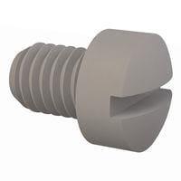 Essentra Components 011032F025PC Slotted Fillister Slotted Screw, #10-32 Thread, 1/4 Lg