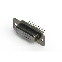 EDAC 628-M15-621-WT1 D-Sub Connectors - Standard Density Vertical Machined D-Sub Connector