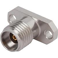 Amphenol SV Microwave SF1552-6002 Single Port Connectors 2.92mm F FlangMntCon 2Hole Accepts0.012 P