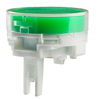NKK Switches AT4013JF Cap, Round RND CLR LNS/GRN FLTR LB W/ INCNDSCNT LAMP