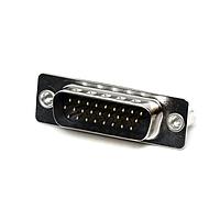 Kycon K86X-AD-26P-BR High Density D-Sub Connectors .169 26P PLUG V PCB W/BOARD LOCKS