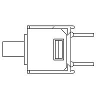 Alcoswitch - TE Connectivity PMS9P1B10M2RE Subminiature PC Thru-Hole Gold Off-Mom PB Switch