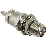 Linx Technologies - TE Connectivity CONSMA005-R178 Connectors SMA Fml Blkhd R Mnt Crimp, RG-178