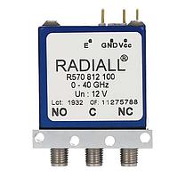 Radiall R570833100 Coaxial Switches SPDT Ramses SMA2.9 40GHz Latching 28Vdc TTL Diodes Pins Terminals