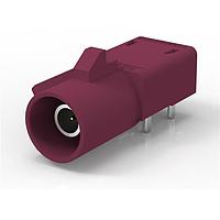 Raydiall Automotive R197.166.D28 PCB Connectors Right-angle stamped&formed low profile Fakra PCB header coding D