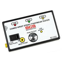 SCS 770030 Testers Tester, Combo Wrist Strap & Foot Ground