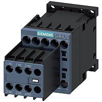 SIEMENS 3RT20161BB44 Electromechanical Contactors CONTACTOR S00 9A 24VDC 2NO/2NC SCRW