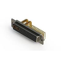 EDAC 630-43W2250-4TA Mixed Contact D-Sub Connectors Right-angle Power Combo D-Sub Connector
