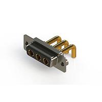 EDAC 630-3W3-250-3NA Mixed Contact D-Sub Connectors Right-angle Power Combo D-Sub Connector