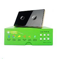 HUNONIC HNPRE02CD BLE Premium Touch Switch 2 Rectangular Button (Black)