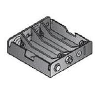 Eagle Plastic Devices 12BH349-GR Battery Clip 4XAA PC BLK