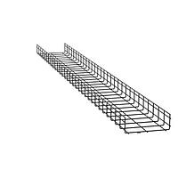 Panduit PWB4X6BL Wire Ducting & Raceways Wire Basket 4" H x 6" W, Black Powdered