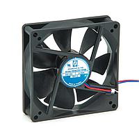 Orion Fans OD8038-12HB Axial DC Fan, 80x80x38mm, 12VDC, 54CFM, 0.33A, 40dBA, Ball, 2xWire Red (+) Black (-)