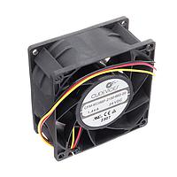 Same Sky (formerly CUI Devices) CFM-8038BF-2150-662-20 DC Fans dc axial fan, 80 mm square, 38 mm, 24 Vdc, ball, 15000 RPM, 114.28 CFM, TS