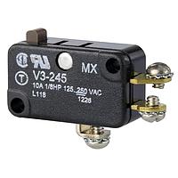 Honeywell V3-245 Micro Switch 10A Pin Plunger Screw Terminals