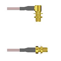 Amphenol Custom Cable Q-2P02W0005012i RF Cable Assemblies SMA-RJB/SMA-SJB G316 12I