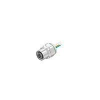 Amphenol CONEC 43-01007 Connectors FML SCK M12X1 W/WIRE FRNT MNT REPOSITION