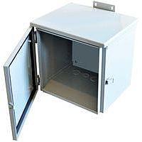 Bud Industries N3R-5802 Single Door Metal Box (6 X 6 X 4 In)