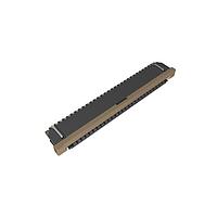 Amphenol FCI SFW28R-3STAE1LF FFC & FPC Connectors 1.00mm Flex Connector, SFW-R series, 28 Position, Bottom side Contact, Side Entry Surface Mount ZIF Connector, Lead Free, with Cable Lock, Selective Gold plated Terminals with Tin-plate Solder-tail.