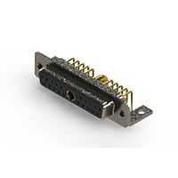 EDAC 630-21W1240-2N4 Mixed Contact D-Sub Connectors Right-angle Power Combo D-Sub Connector