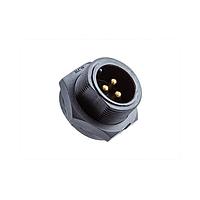 Amphenol LTW CB-05PMMP-SC7001 Standard Circular Connector Ceres, Middle Size, Plastic, 10A, 05 pins, Male Connector, Male Contact, Circular, Screw Thread, PCB 180, Receptacle, IP67