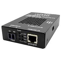 Lantronix E-100BTX-FX-06(SMLC)-BR Media Converters 100Base-TX RJ-45 to 100Base-FX, SM LC, w/ -BR Pwr