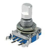 Same Sky (formerly CUI Devices) ACZ11BR2E-20FD1-20CZ-0546 Encoders INCR ENC, S, MECH, 20 PPR 20 DET, 5 Vdc, A/B, 2-bit, SW, 7 mm tbush 15 x 6 mm F shaft, vertical