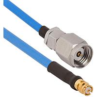 Amphenol SV Microwave FSSMP-085-MS185-060 RF Cable Assemblies SMP Straight F 1.85mm STR M 6"Cable
