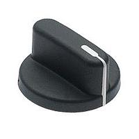 Davies Molding 1505 Cylindrical Knob with Skirt 2-Shot Skirted Knobs