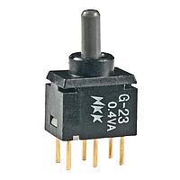 NKK Switches G23AP Sealed ultra miniature toggles ON-OFF-ON DPDT