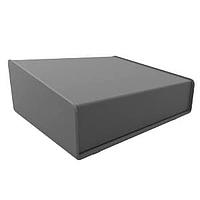 Hammond Manufacturing 1456PL3BKBK Sloped 15 DEGREE SLOPE ALUM 8.3x3x10 BLK/BLK