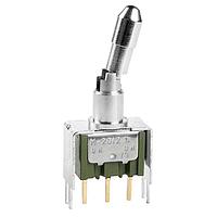 NKK Switches M2012LL2G13-NR Toggle Switches ON-ON LOCKING LEVER SMOOTH BSHNG BRKT PC