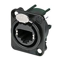 NEUTRIK NE8FDV-B XLR RECEPTACLE ETHERCON D SERIES PC VERT BLK