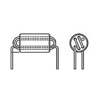 Laird Performance Materials 28C0236-3JW-10 Axial Leaded Ferrite Bead DFModAssemBB,1Ln,TH 998x5000*